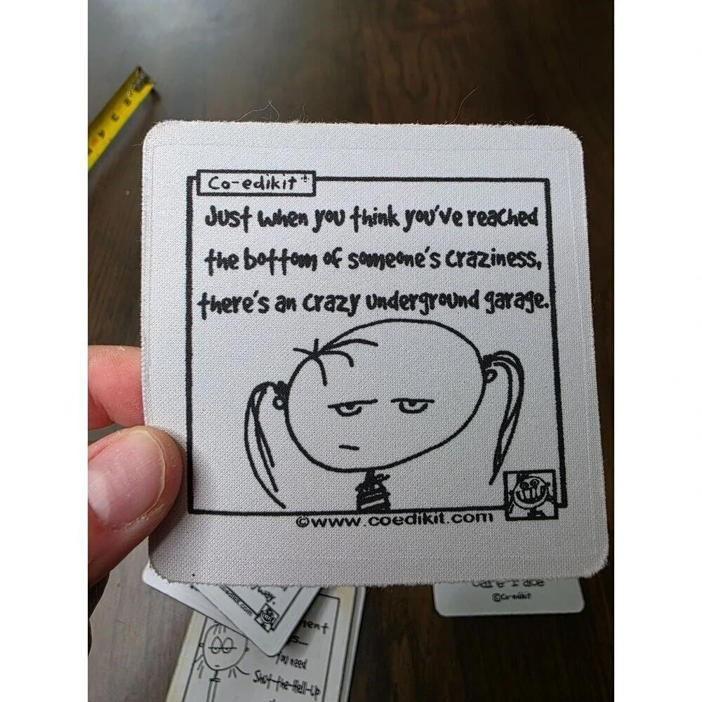 Set‎ Of 6 Funny Coasters With Humorous Quotes